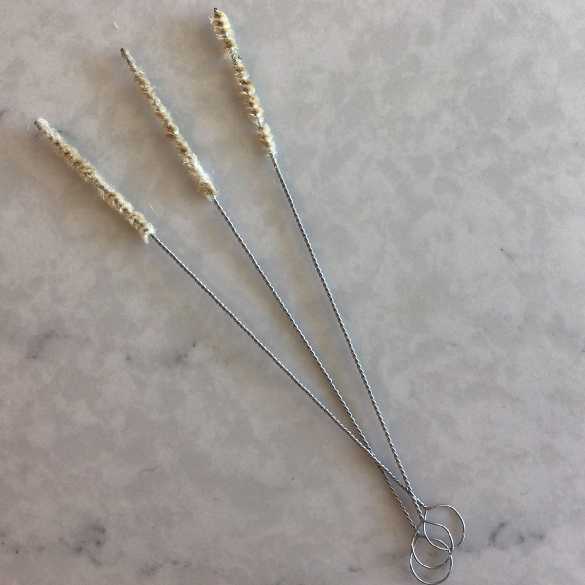 Brush with Bamboo - Natural Fiber Drinking Straw Cleaner agave fiber
