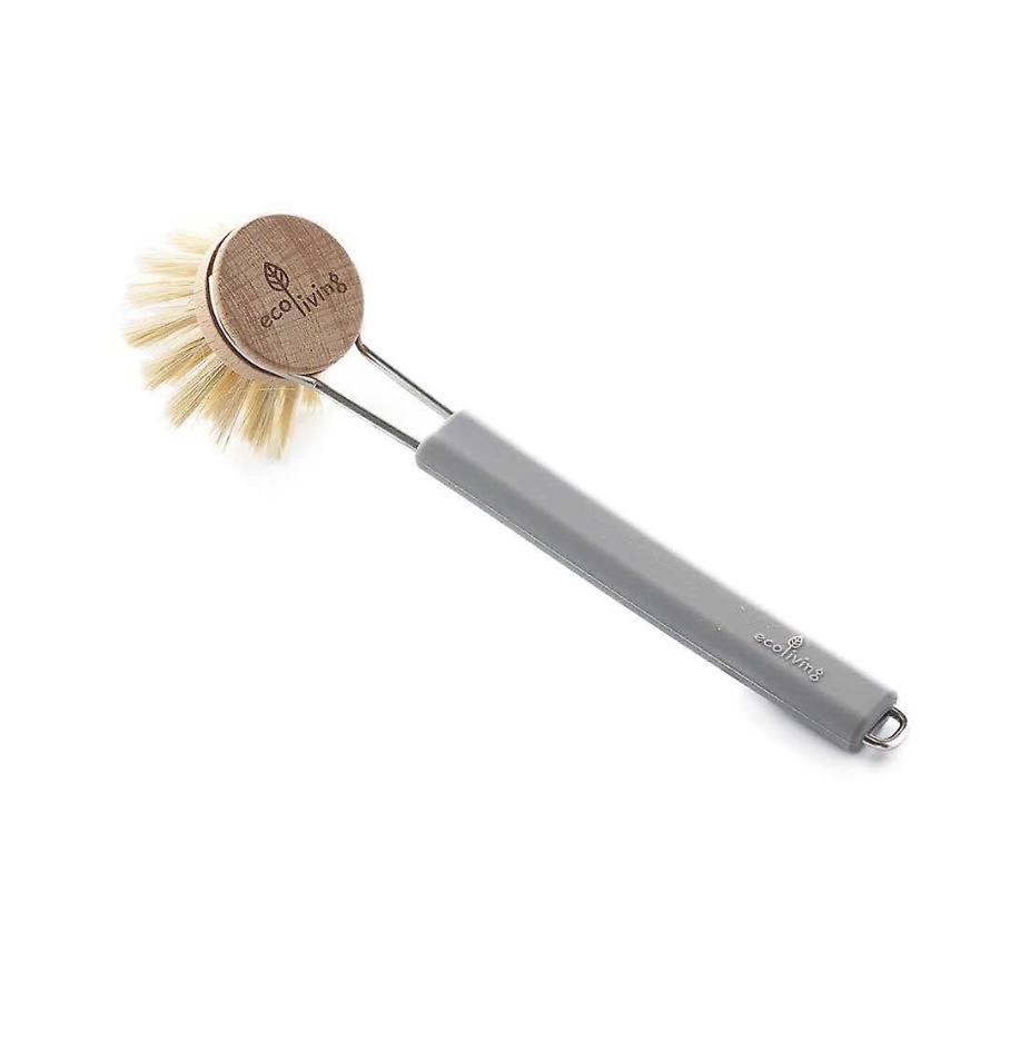 Ecoliving - Metal and Silicone "Refillable" Dish Brush plastic-free - image 2