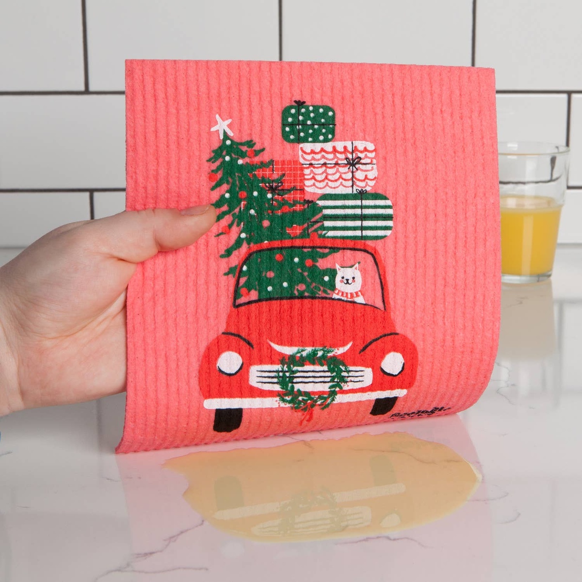 Ecologie - Winter / Holiday Swedish Dish Cloths compostable - image 6