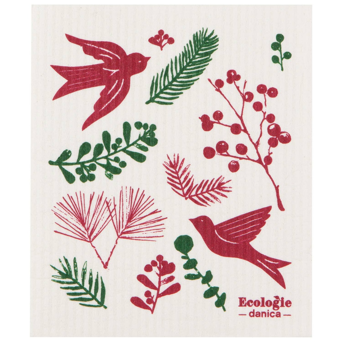 Ecologie - Winter / Holiday Swedish Dish Cloths compostable