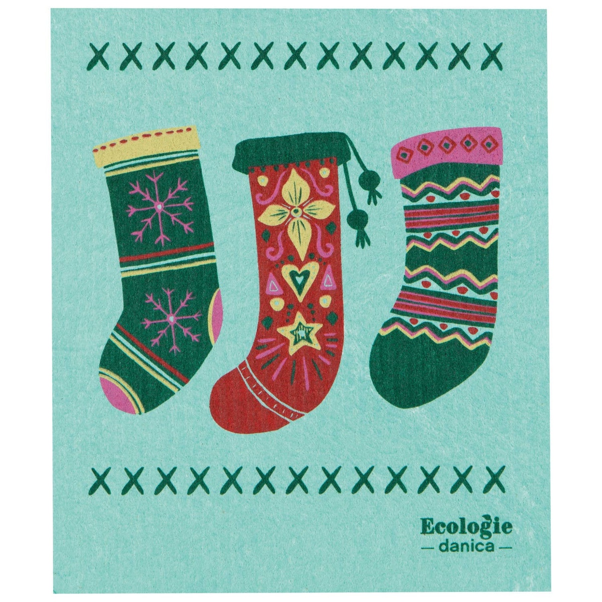 Ecologie - Winter / Holiday Swedish Dish Cloths compostable - image 3