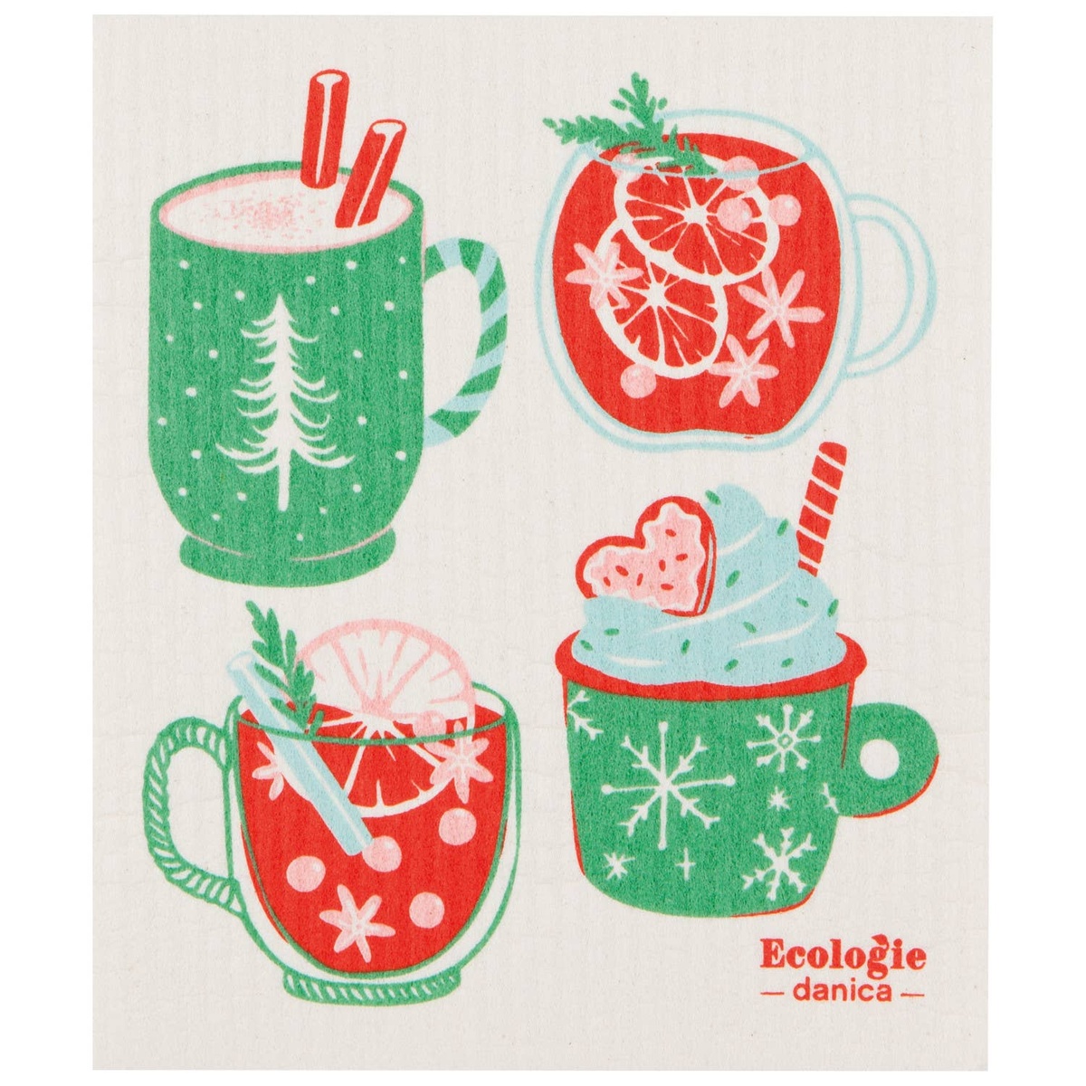 Ecologie - Winter / Holiday Swedish Dish Cloths compostable - image 2