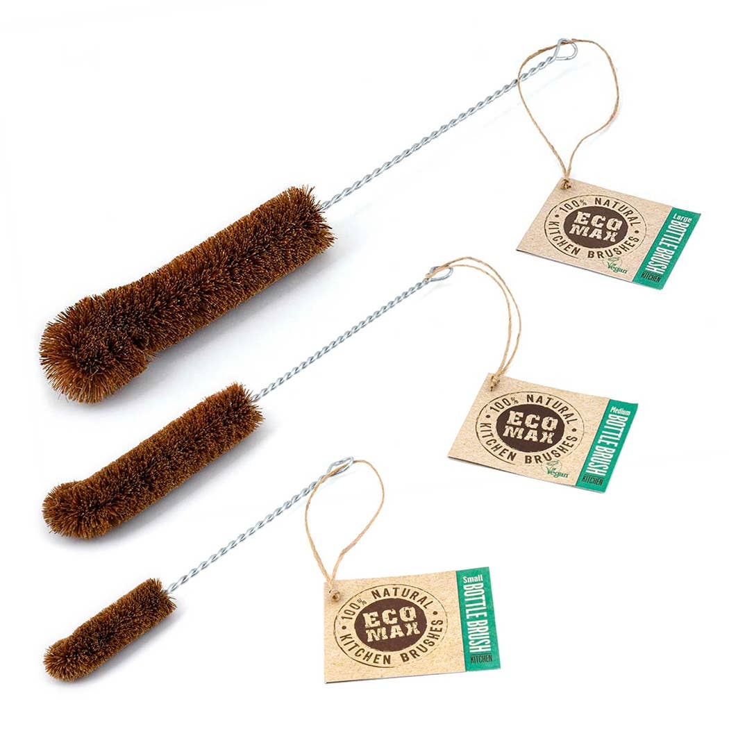 Ethical Global - Bottle Brushes (S,M,L) - All Natural Handmade coconut fiber - image 2