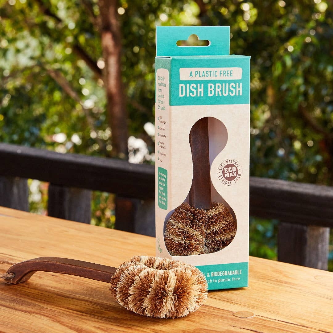 Ethical Global – Premium Boxed Dish Brush 797776006663 Ethical Global - Premium Boxed Dish Brush natural - image 2
