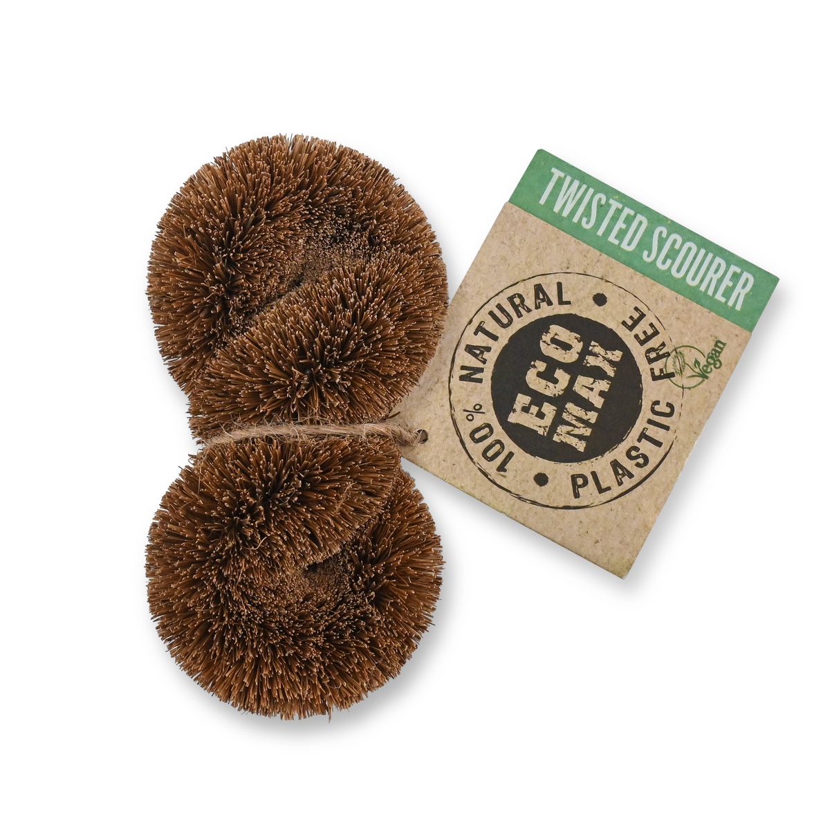 Ethical Global - Twisted Scourer - 100% Natural Coconut Fiber biodegradable - image 2