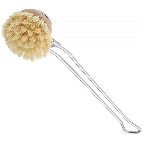 Kuchenprofi Frieling - Stainless Steel Dish Brush with Replaceable Agave Head reusable - image 2