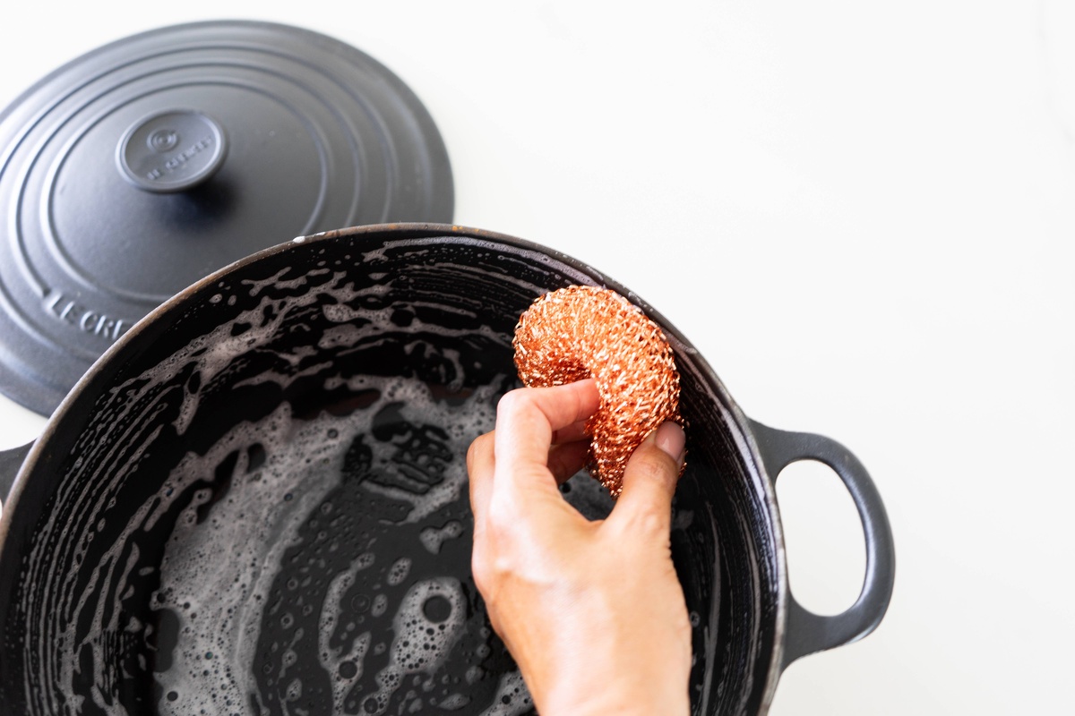 Full Circle - Copper Scrubber, Scouring Pad copper threads - image 5