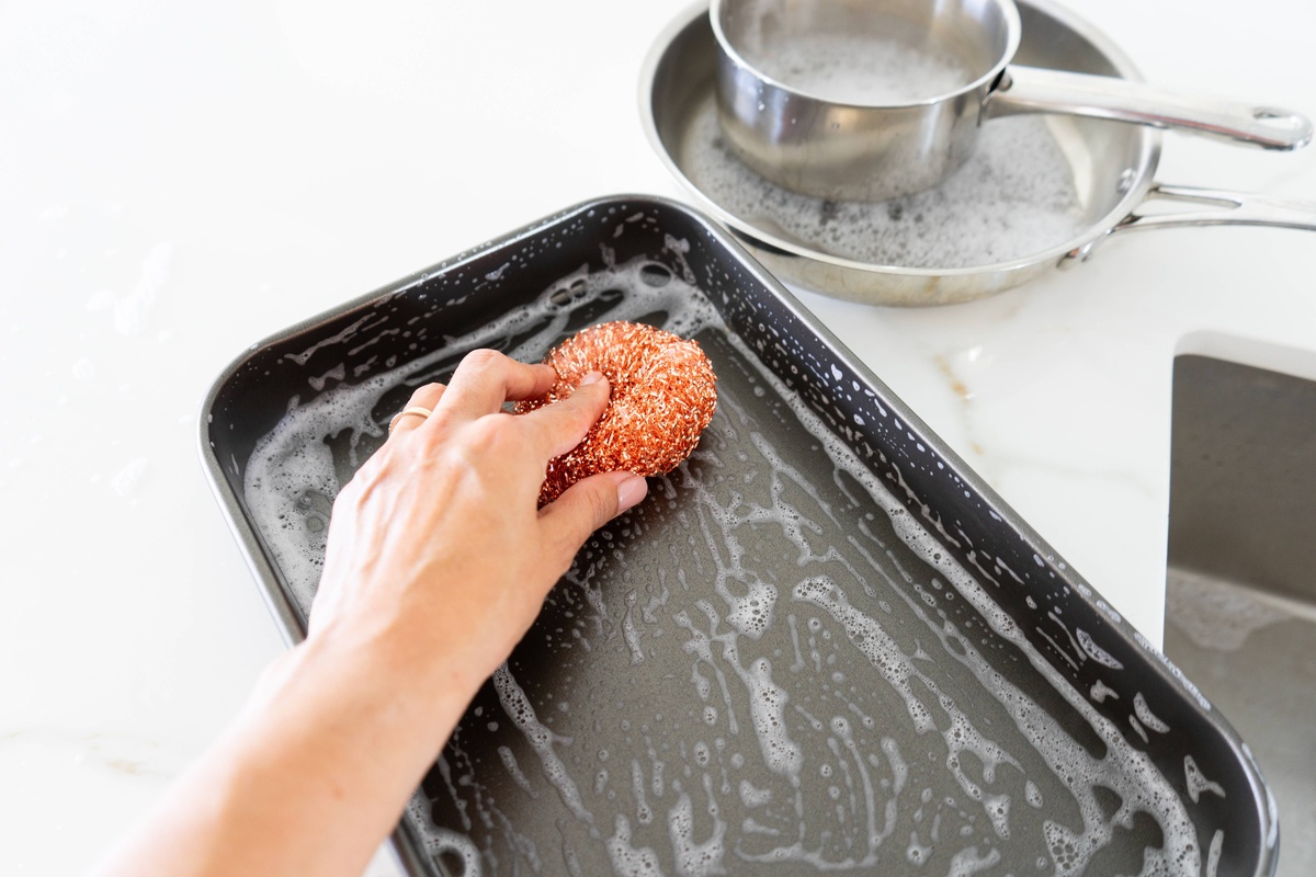 Full Circle - Copper Scrubber, Scouring Pad copper threads - image 4