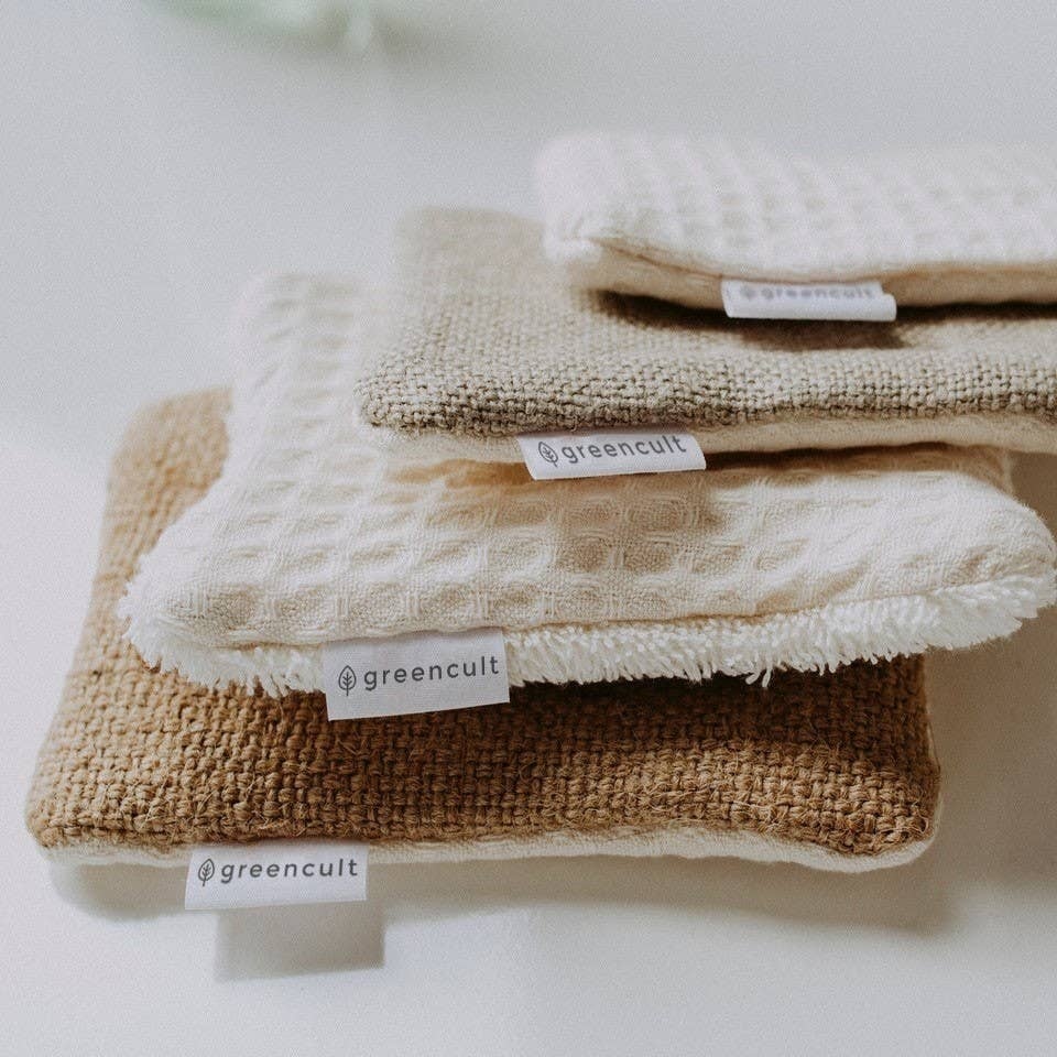 Greencult - Washable Organic kitchen sponge organic terry cloth