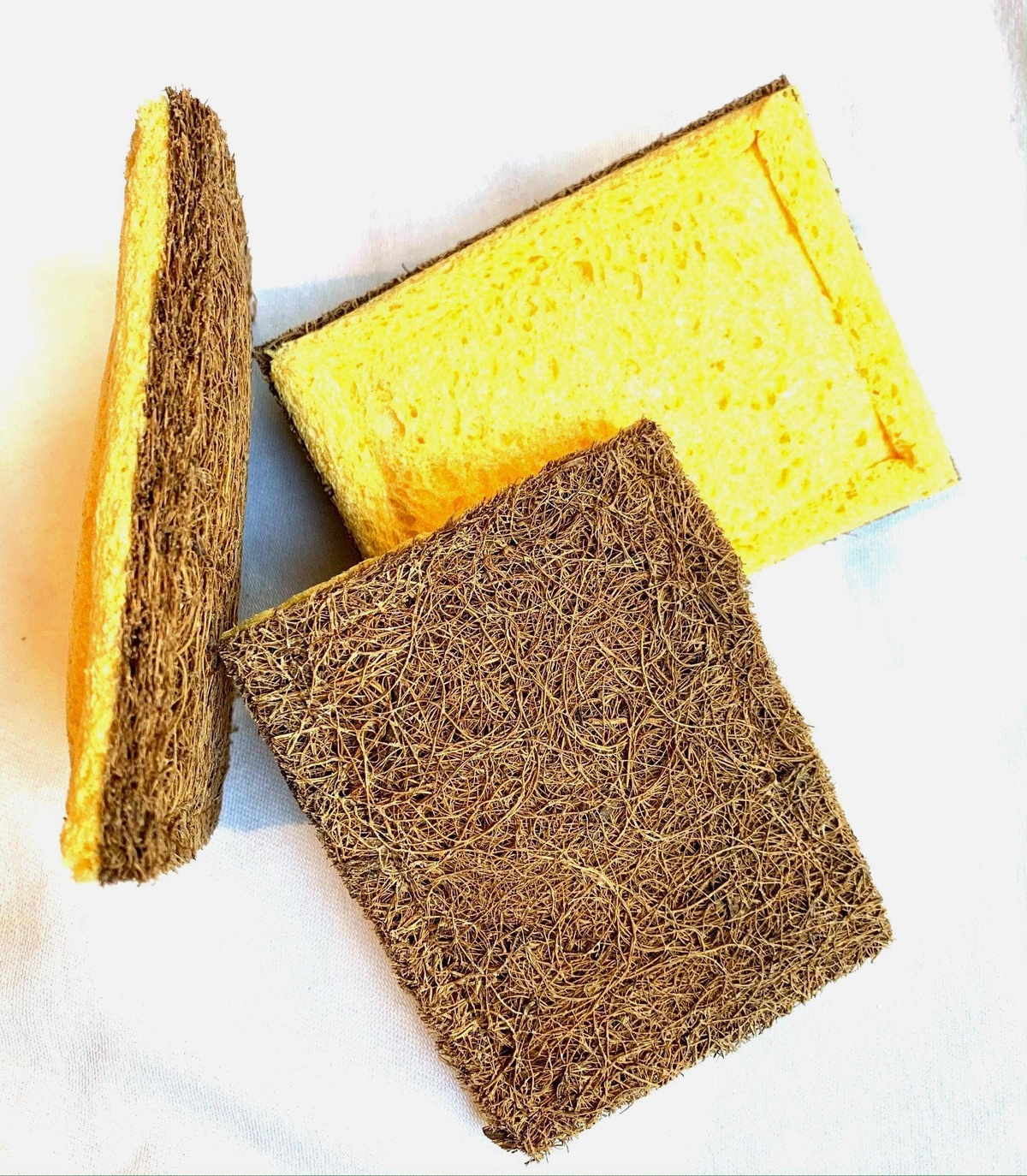 Marasol - Cellulose Sponge + Coconut Scrub Pad coconut husk fibers - image 2