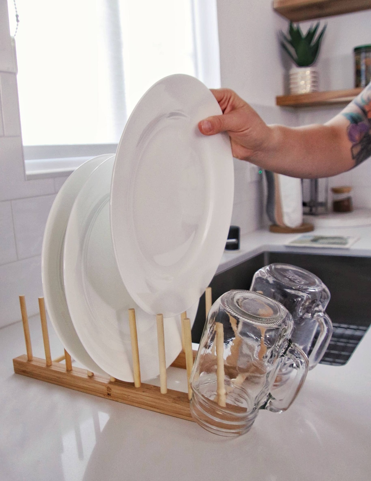 Me Mother Earth - Bamboo Drying and Storage Rack sturdy