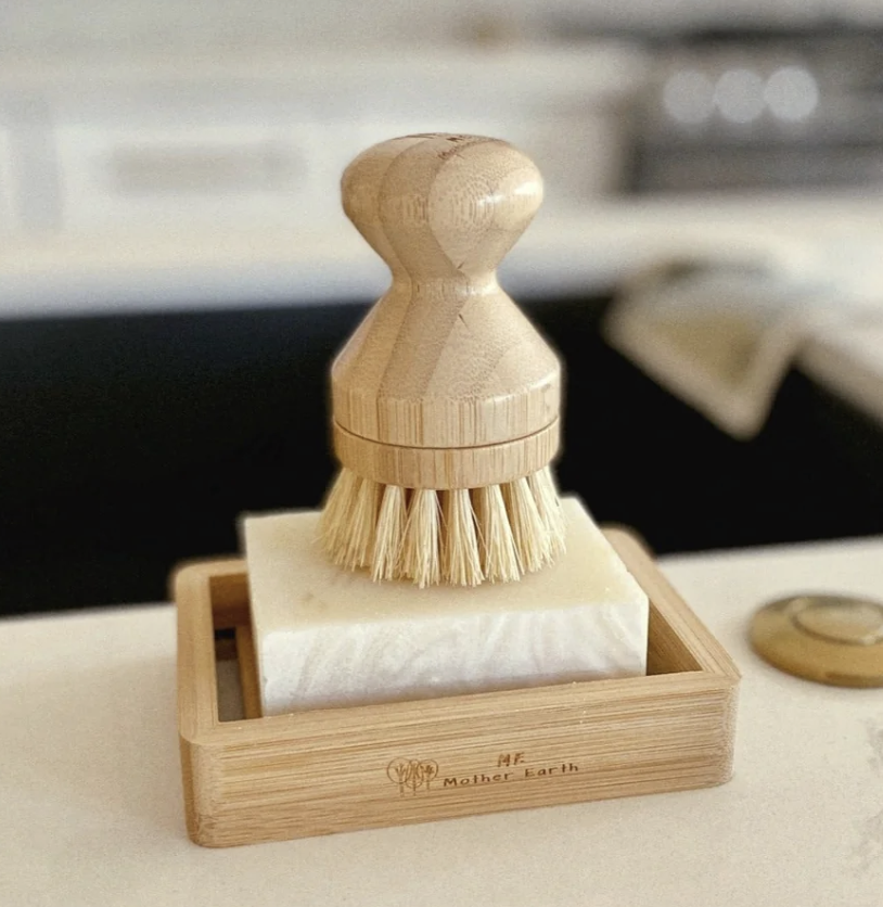 Me Mother Earth - Modular "Refillable" Bamboo Hand Brush - Screw-On zero-waste