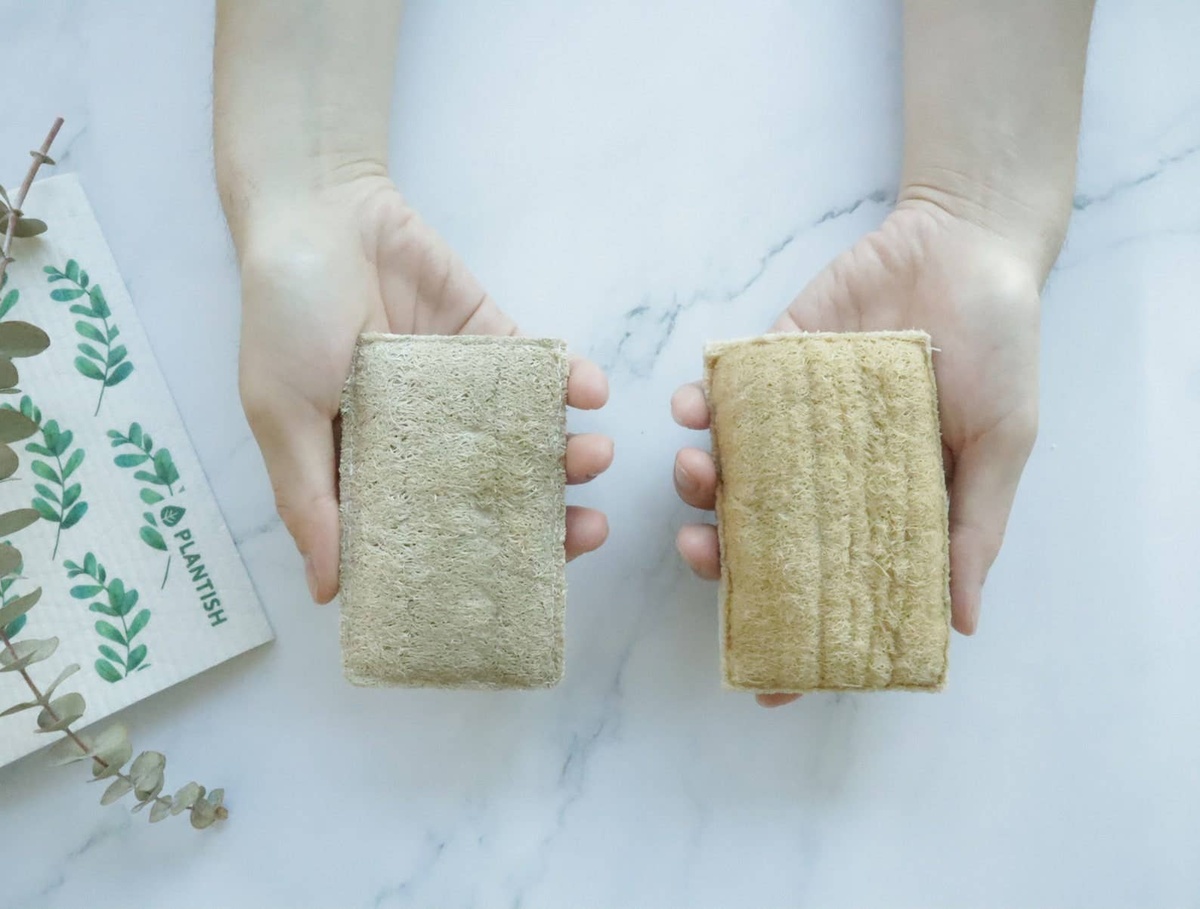 Plantish - Eco Sponge - Loofah + Cellulose Sponge plastic-free - image 6