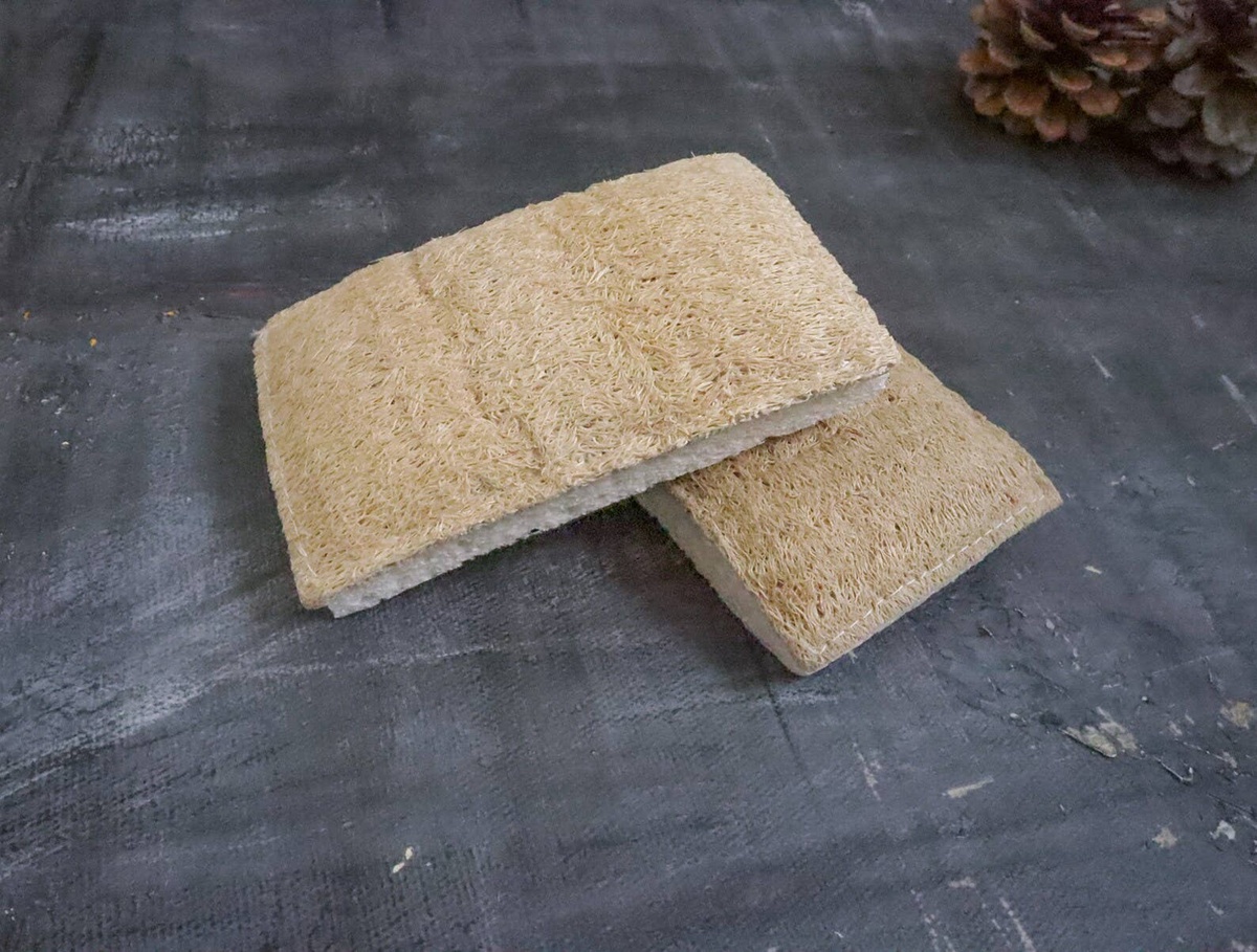 Plantish - Eco Sponge - Loofah + Cellulose Sponge plastic-free