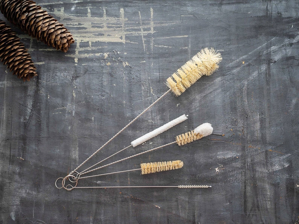 Plantish - Sisal Bottle Brushes - set of 5 reusable
