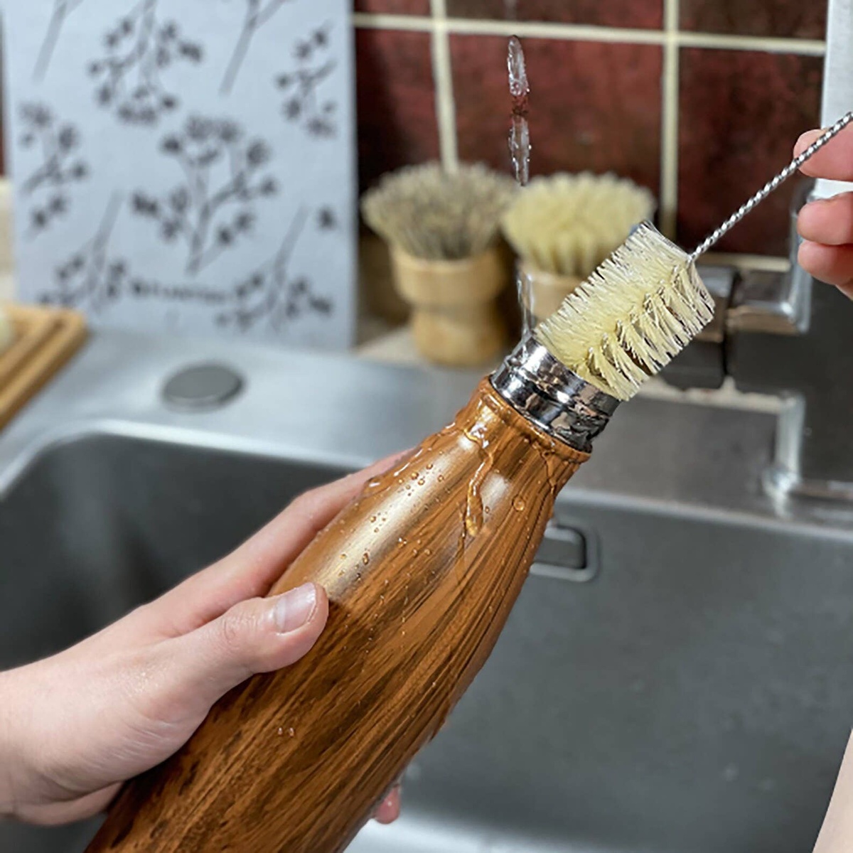 Plantish – Sisal Bottle Brushes – set of 5 CCBRSHSETSIS Plantish - Sisal Bottle Brushes - set of 5 reusable - image 4