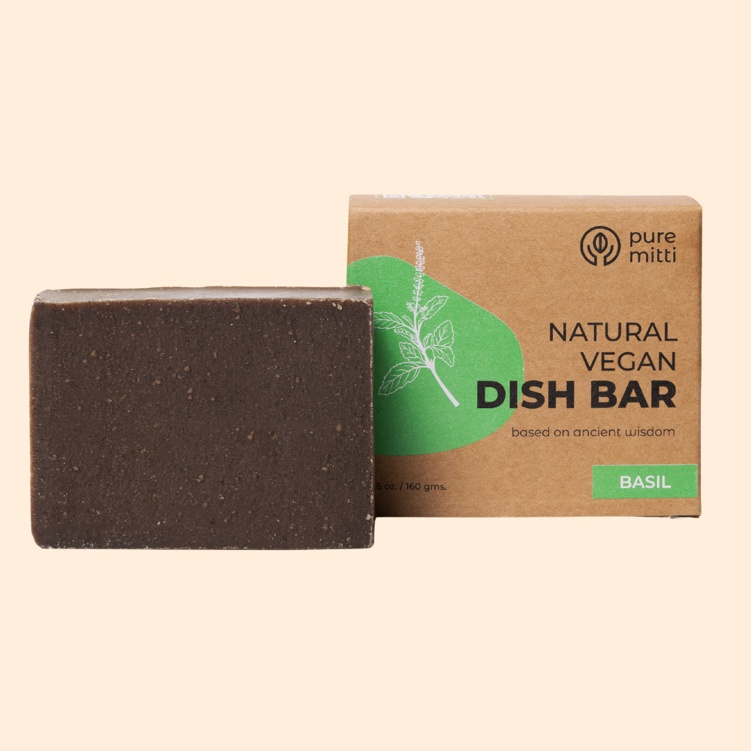 Pure Mitti – Toxin-Free Natural Dish Wash Bars Pure Mitti - Toxin-Free Natural Dish Wash Bars holy basil essential oil - image 9