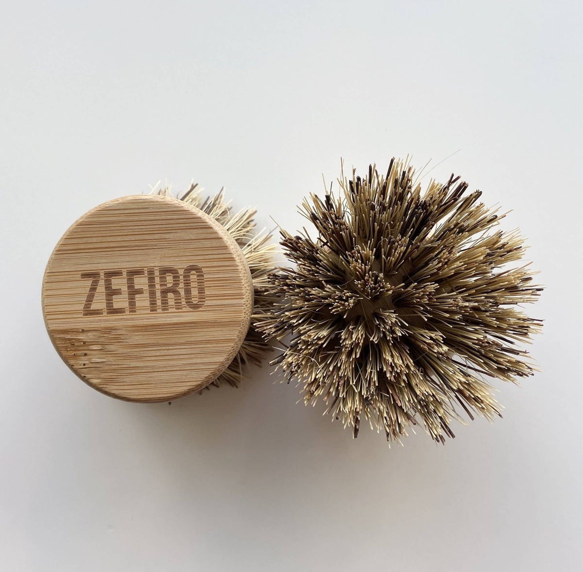 Zefiro - Bamboo Dish Brush with Clip-on Replaceable Heads sustainable bamboo - image 3
