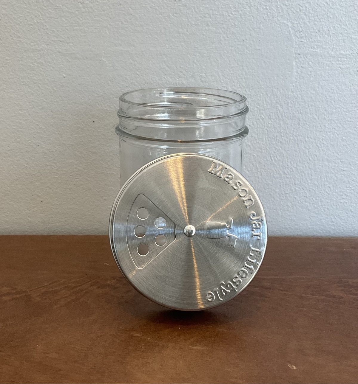 Mason Jar Stainless Steel Spice Shakers , 8 oz - image 3