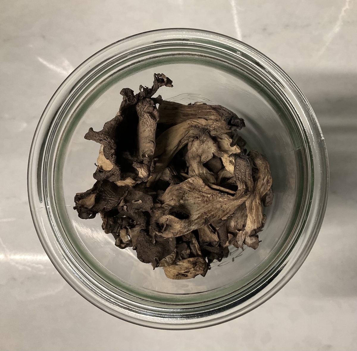 exist green Mushrooms, Black Trumpet, Dried ($35/oz)