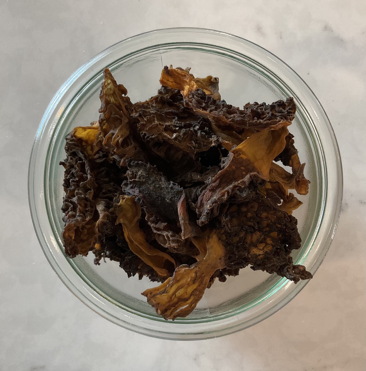 exist green Mushrooms, Morels, Local, House - Dried