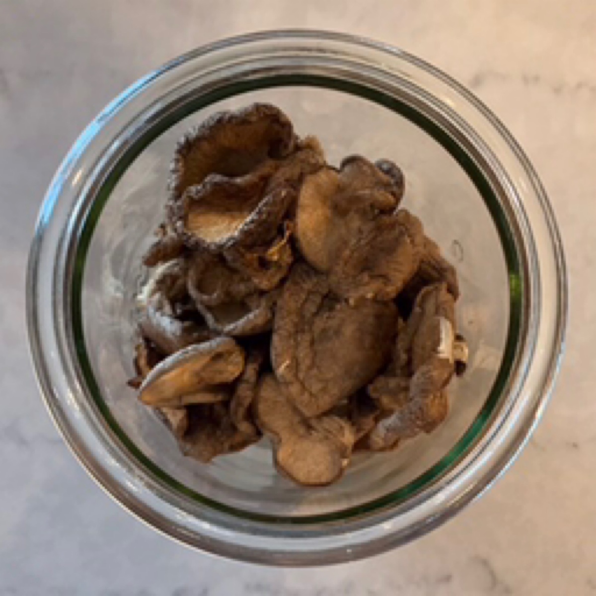exist green Mushrooms, Shiitake, Local, House-Dried ($22/oz)