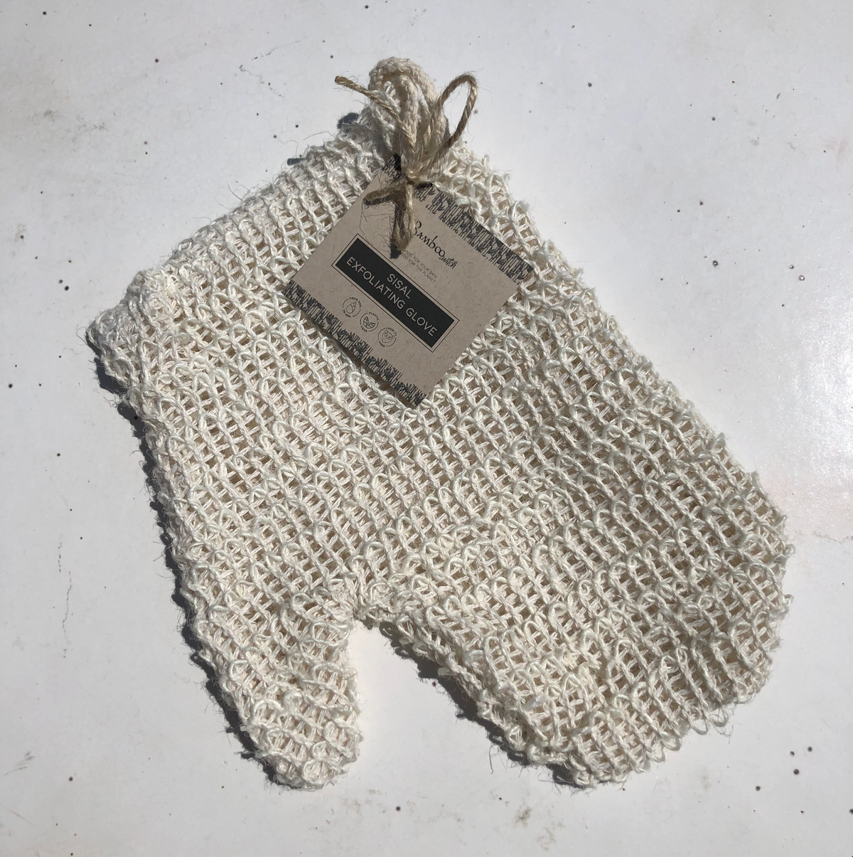 Bamboo Switch – Sisal Exfoliating Shower Mitt 850011719503 Bamboo Switch - Sisal Exfoliating Shower Mitt sisal fiber - image 3