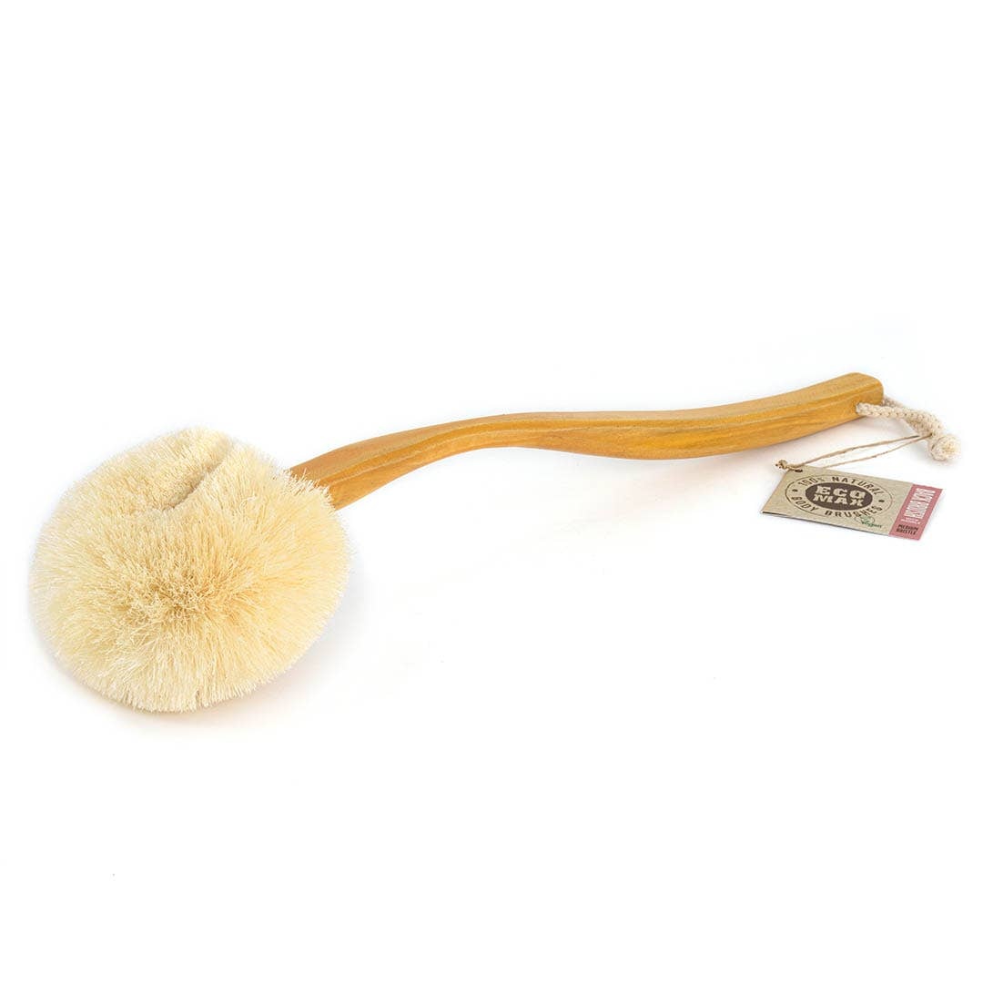Ethical Global - Back Body Brush with Wood Handle natural sisal