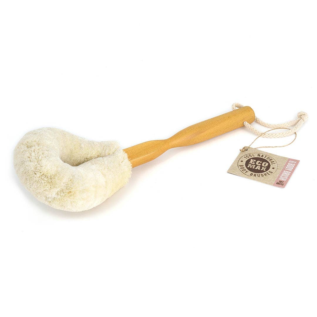 Ethical Global - Princess Dry Body Brush - Soft Jute natural jute