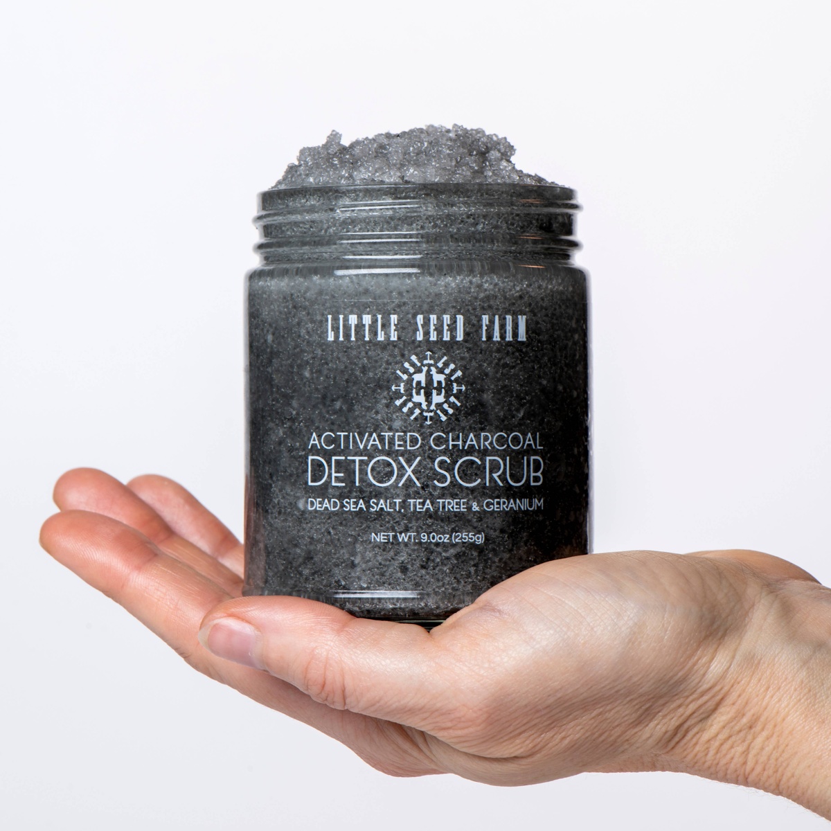 Little Seed Farm - Activated Charcoal Detox Salt Scrub plastic-free