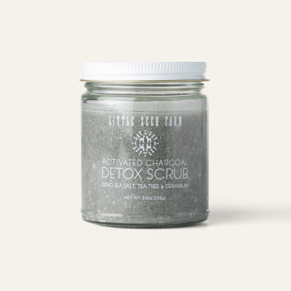 Little Seed Farm - Activated Charcoal Detox Salt Scrub plastic-free