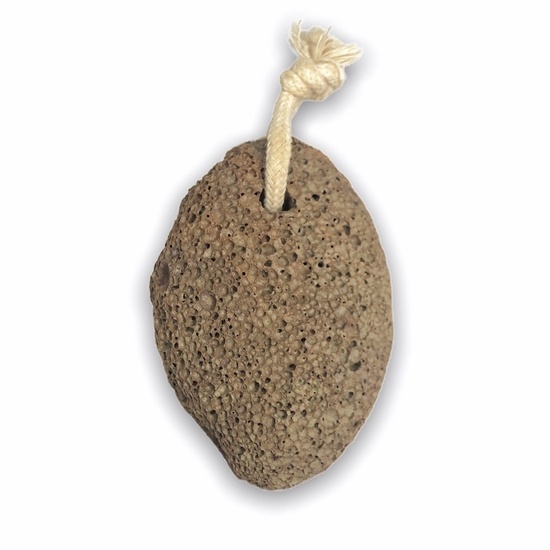 Me Mother Earth - Lava Pumice Stone with Cotton Hanging Loop plastic