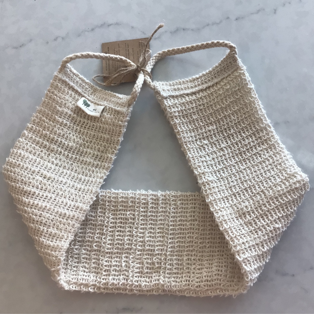 Me Mother Earth Sisal Back Scrubbing Strap compostable