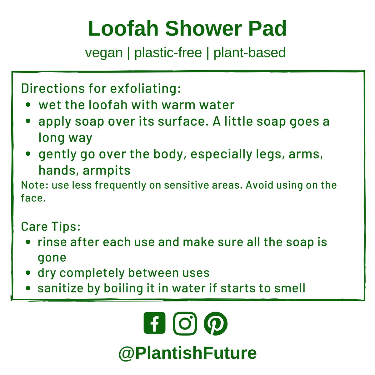 Plantish - Loofah Shower Pad plastic-free - image 9