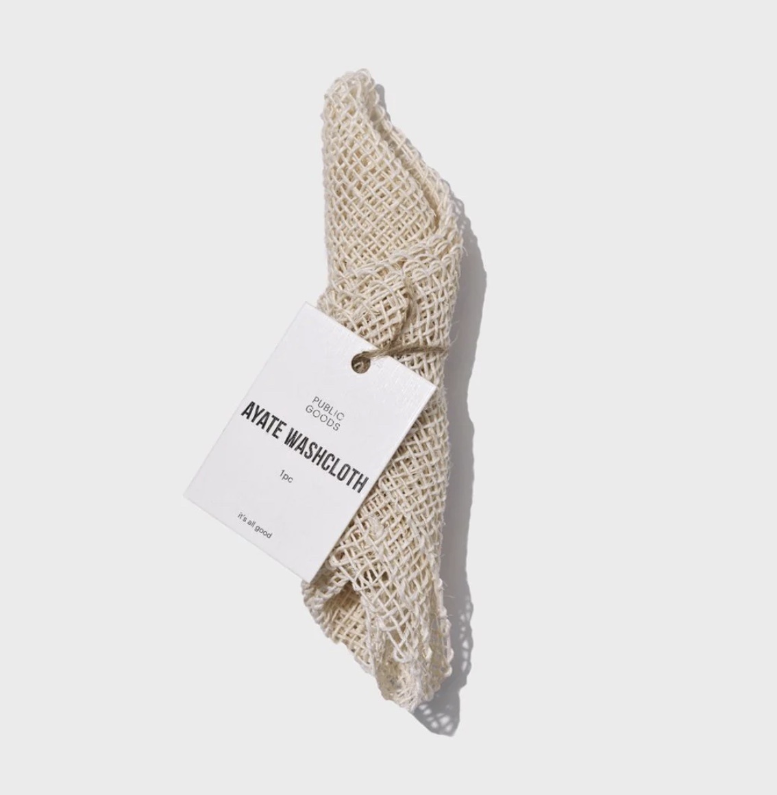 Public Goods - Ayate Washcloth natural agave fiber
