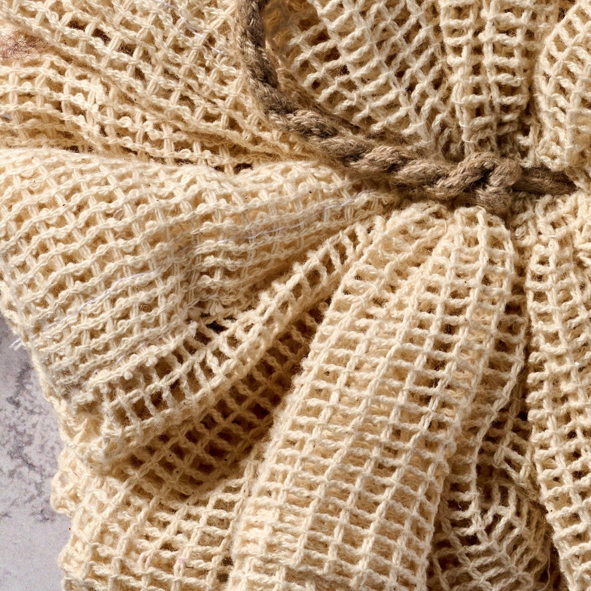 Ten Thousand Villages - Cotton Loofah Body Scrubber organic cotton - image 2