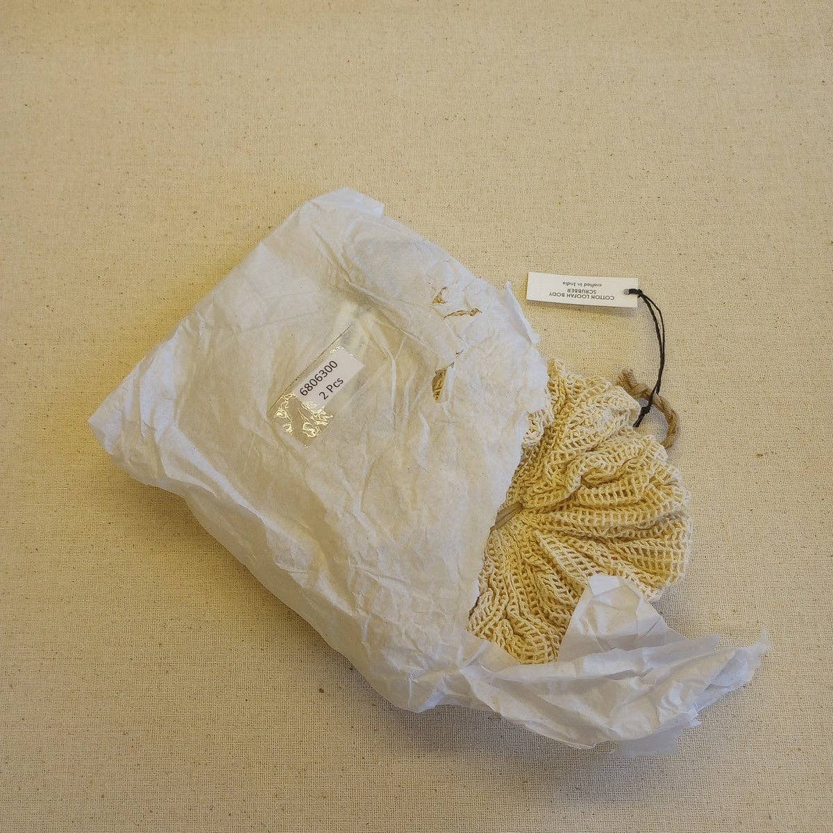 Ten Thousand Villages - Cotton Loofah Body Scrubber organic cotton - image 4