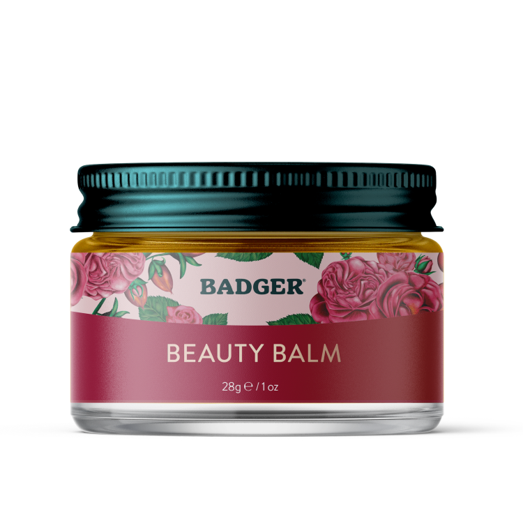 Badger - Rose Beauty Balm, Organic Face Moisturizer organic body care