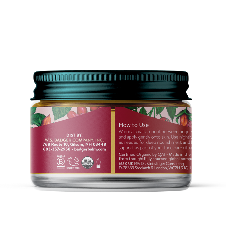 Badger - Rose Beauty Balm, Organic Face Moisturizer organic body care - image 2