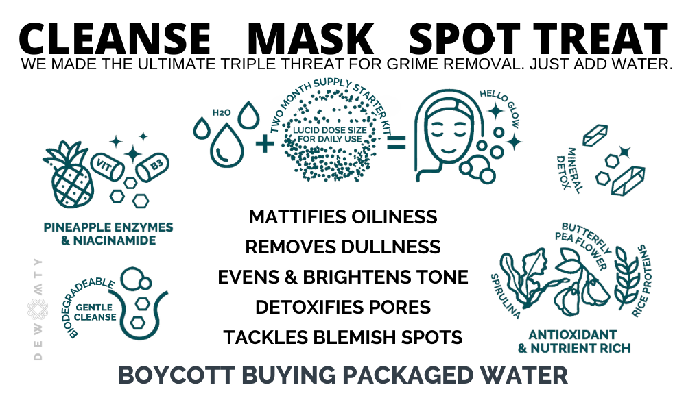 Dew Mighty – Lucid Enzyme Cleansing Powder, Mask, and Spot Treatment Dew Mighty - Lucid Enzyme Cleansing Powder, Mask, and Spot Treatment biodegradable - image 4