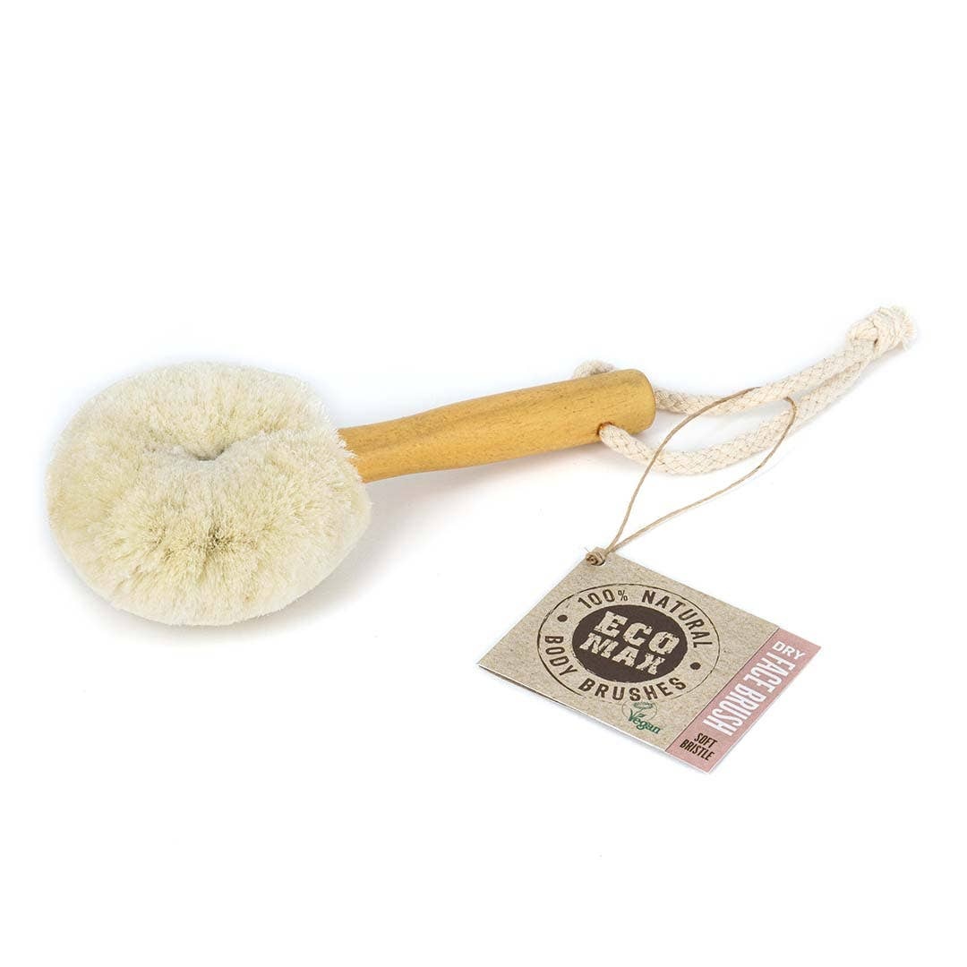 Ethical Global - Dry Face Brush - Soft Jute natural jute