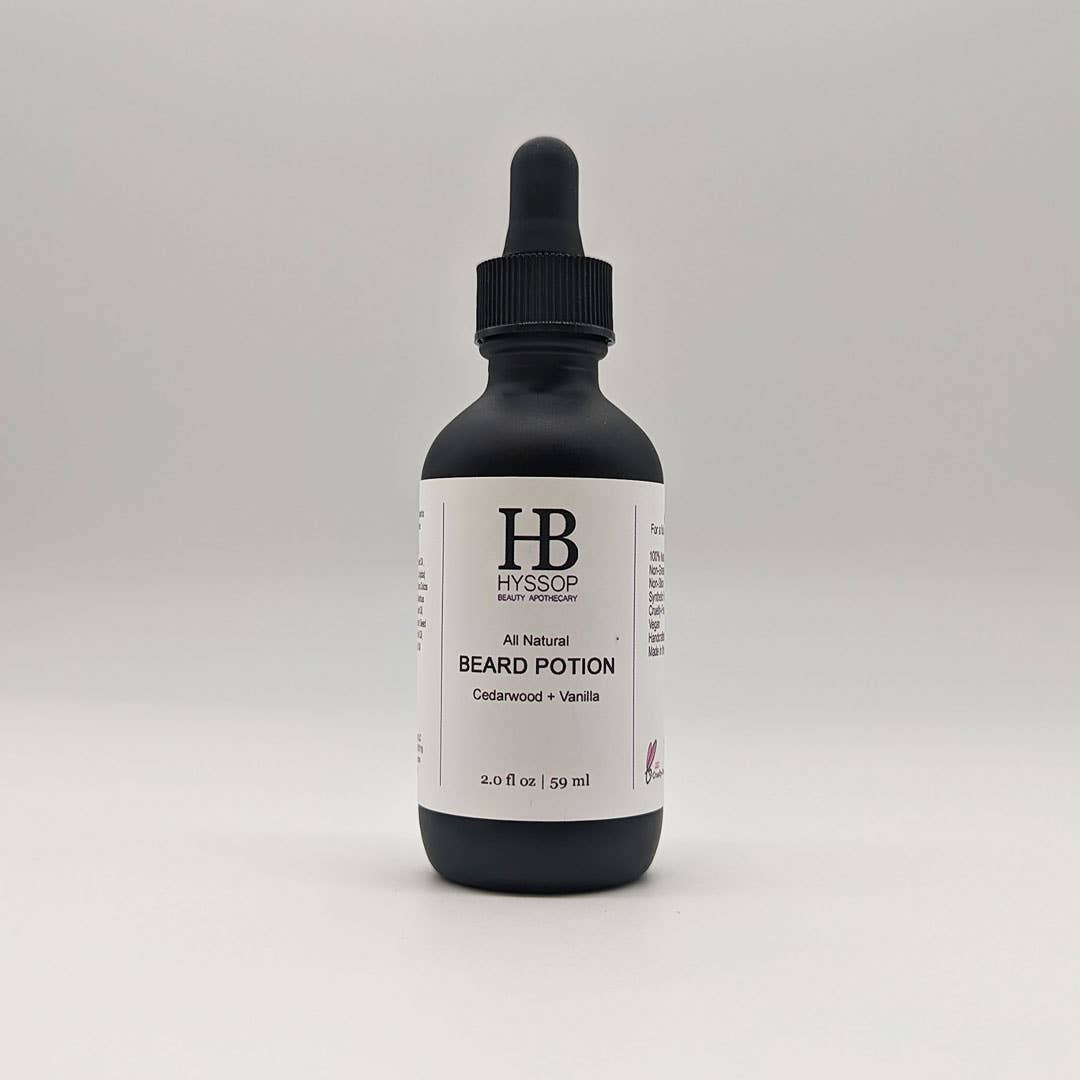 Hyssop Beauty Apothecary - Beard Potion (Cedarwood + Vanilla) cruelty-free