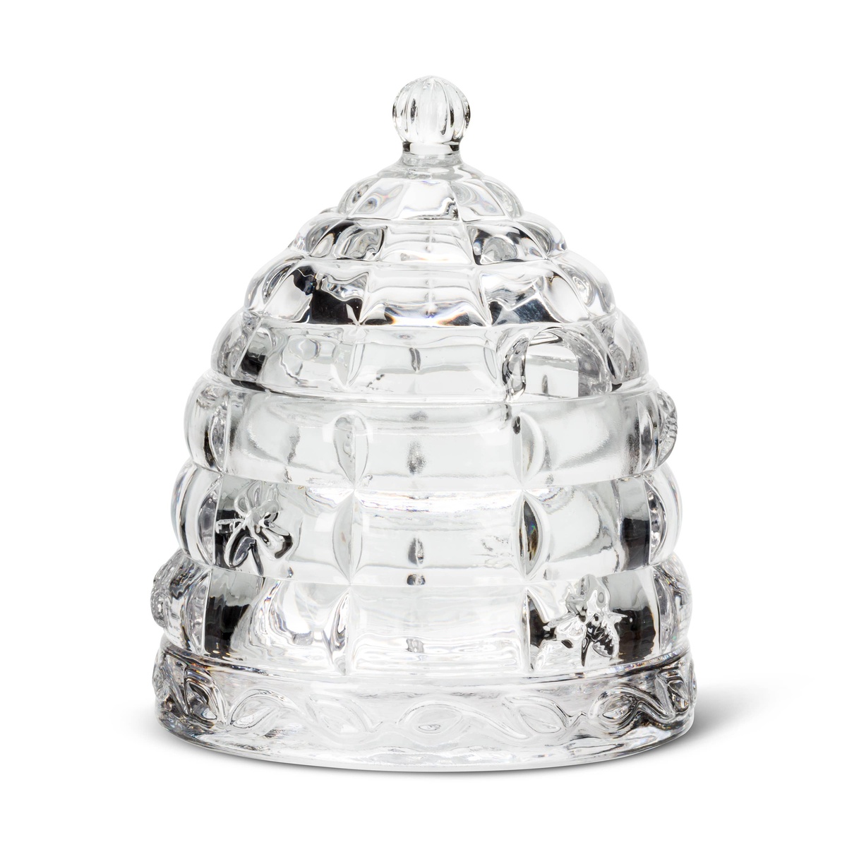 Abbott - Glass Beehive Honey Pot - image 2