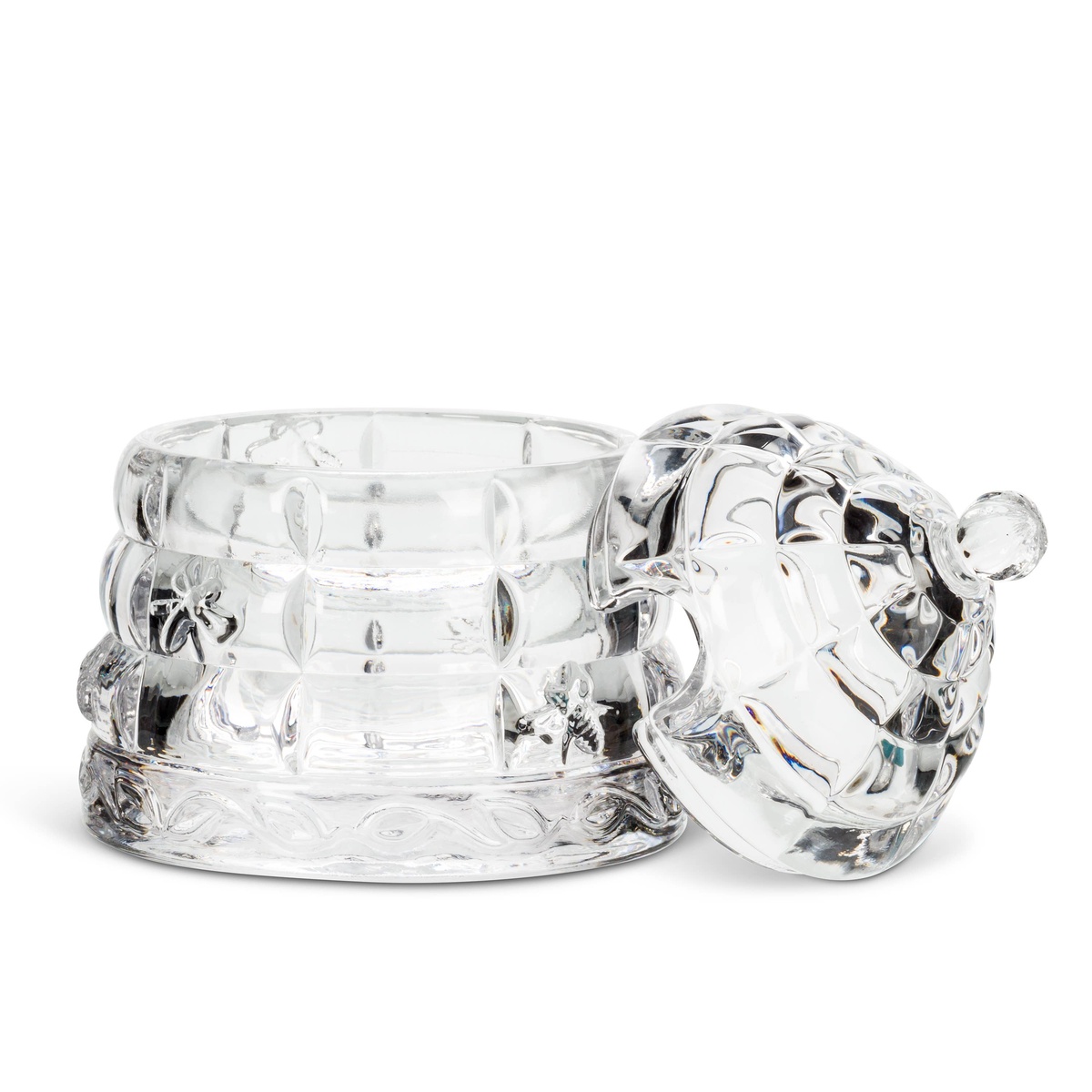 Abbott - Glass Beehive Honey Pot - image 3