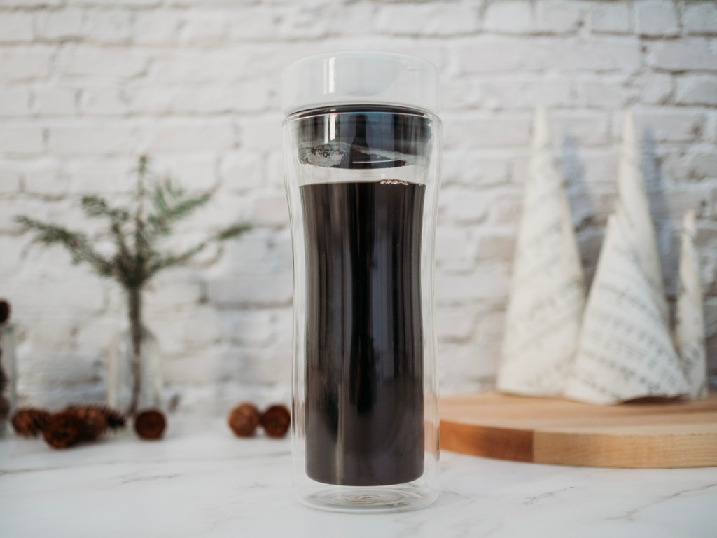 Life Without Plastic – Insulated Glass Coffee Mug 628055072492 Life without Plastic - Insulated Glass Coffee Mug strong high quality borosilicate glass