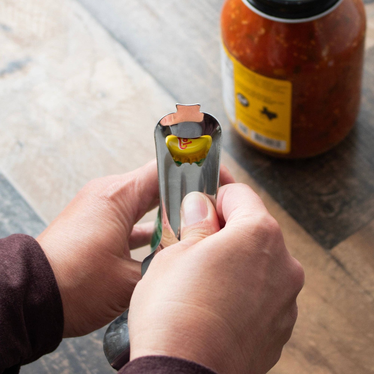 Mason Jar Lifestyle - Mason Jar Dent-Free Lid Opener - Stainless Steel thick - image 6
