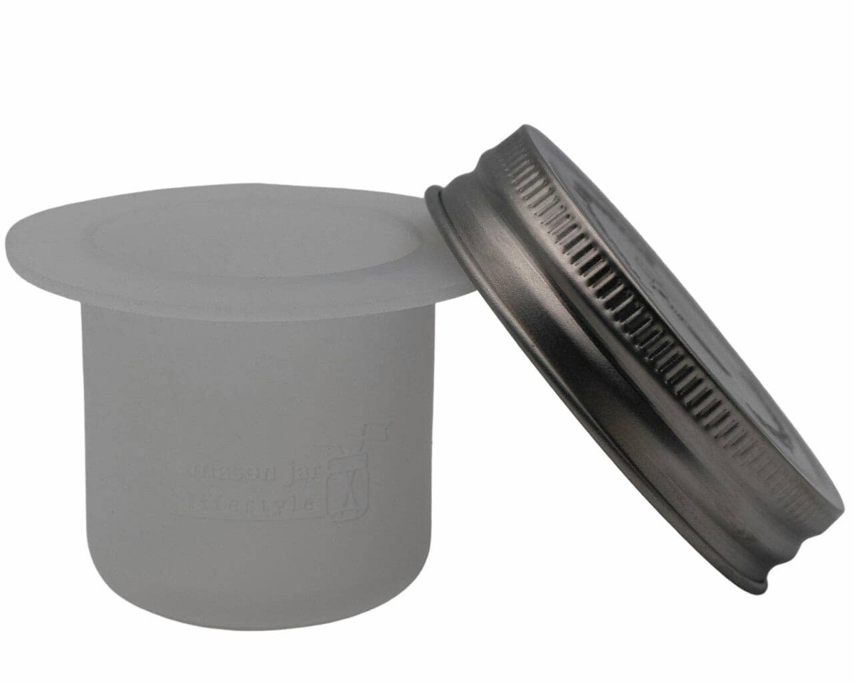 Mason Jar Lifestyle - Mason Jar Divider Cup for Salads, Dips, and Snacks bpa-free