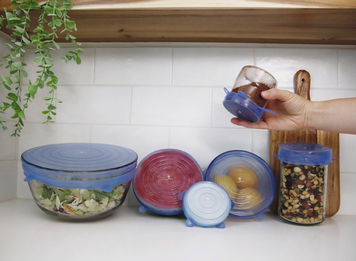 Me Mother Earth - Silicone Bowl Covers - 6 Pack bpa-free - image 2
