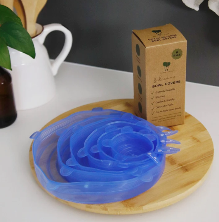 Me Mother Earth - Silicone Bowl Covers - 6 Pack bpa-free
