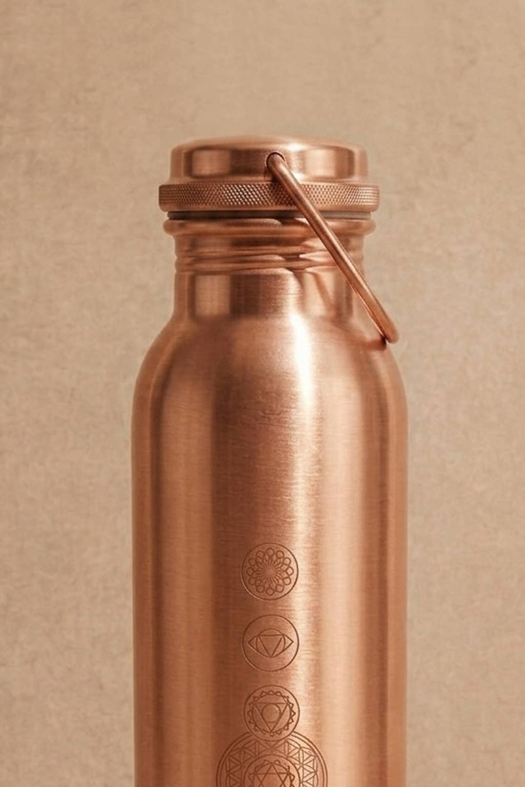 Shakti Warrior - Chakra Copper Water Bottle - image 2